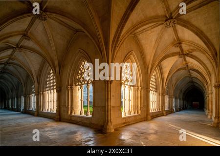 Batalha, Mosteiro da Batalha, Kloster, Kreuzgang Stockfoto