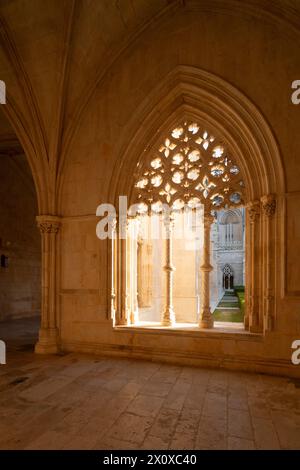 Batalha, Mosteiro da Batalha, Kloster, Kreuzgang Stockfoto