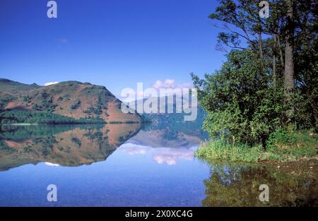 Ullswater-Ullswater-Ullswater im Frühjahr. Lake District National Park, Cumbria, Großbritannien. Stockfoto