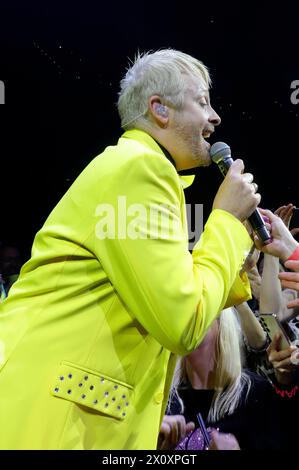 Ross Antony live bei der Schlagernacht des Jahres 2024 in der Barclay Cards Arena. Hamburg, 13.04.2024 *** Ross Antony live in der Schlagernacht des Jahres 2024 in der Barclay Cards Arena Hamburg, 13 04 2024 Foto:xgbrcix/xFuturexImagex schlagernacht 4405 Stockfoto