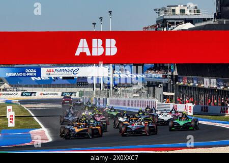 Während des Misano ePrix 2024, 5. Treffens der ABB FIA Formel E Weltmeisterschaft 2023-24, auf dem Misano World Circuit Marco Simoncelli vom 11. Bis 14. April 2024 in Misano Adriatico, Italien - Foto Grégory Lenormand / DPPI Stockfoto