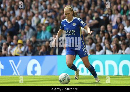 London, Großbritannien. April 2024. London, England, 14. April 2024: Janice Caynan (11 Leicester City) während des Adobe Womens FA Cup Spiels zwischen Tottenham Hotspur und Leicester City im Tottenham Hotspur Stadium in London, England (Alexander Canillas/SPP) Credit: SPP Sport Press Photo. /Alamy Live News Stockfoto