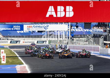 Während des Misano ePrix 2024, des 5. Treffens der ABB FIA Formel-E-Weltmeisterschaft 2023-24, auf dem Misano World Circuit vom 11. Bis 14. April 2024 in Misano Adriatico, Italien Stockfoto