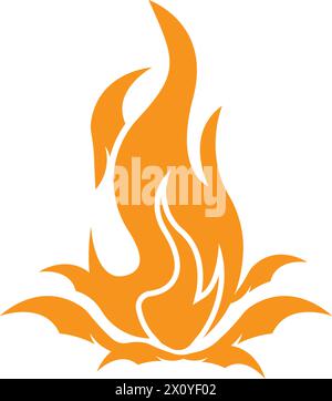 Designvorlage für Brandsymbol-Logo-Vektor Stock Vektor