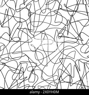 Exquisite Abstraktion von sich schneidenden Linien Stock Vektor