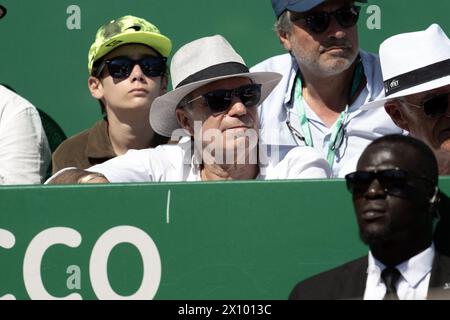 Monte Carlo, Monaco. April 2024. Renaud Muselier besucht die Rolex Monte-Carlo Masters am 14. April 2024 in Monte-Carlo, Monaco. Foto: David NIVIERE/ABACAPRESS.COM Credit: Abaca Press/Alamy Live News Stockfoto