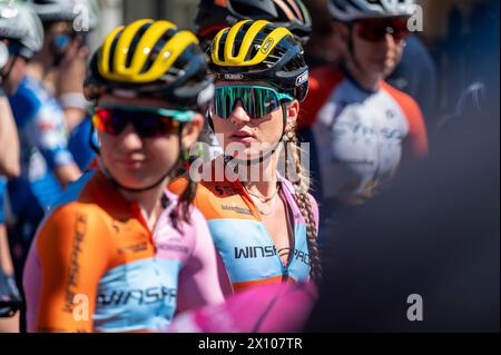 Chambery, Frankreich. April 2024. Julia AUBRY während des Grand Prix 2024 der Chambery Women's Elite French Cup am 14. April 2024 in Chambery, Frankreich - Foto Florian Frison/DPPI Credit: DPPI Media/Alamy Live News Stockfoto