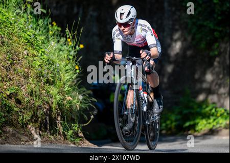 Chambery, Frankreich. April 2024. Celia GERY während des Grand Prix 2024 der Chambery Women's Elite French Cup am 14. April 2024 in Chambery, Frankreich - Foto Florian Frison/DPPI Credit: DPPI Media/Alamy Live News Stockfoto