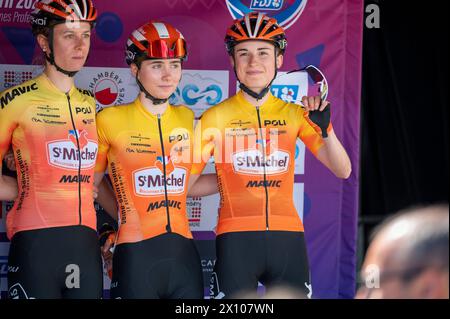 Chambery, Frankreich. April 2024. BUNEL Marion während des Grand Prix 2024 der Chambery Women's Elite French Cup am 14. April 2024 in Chambery, Frankreich - Foto Florian Frison/DPPI Credit: DPPI Media/Alamy Live News Stockfoto