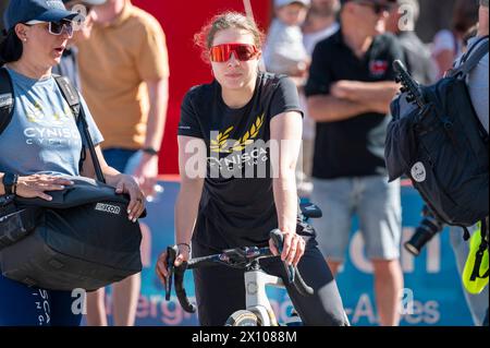 Chambery, Frankreich. April 2024. MANGAN Fiona während des Grand Prix 2024 der Chambery Women's Elite French Cup am 14. April 2024 in Chambery, Frankreich - Foto Florian Frison/DPPI Credit: DPPI Media/Alamy Live News Stockfoto