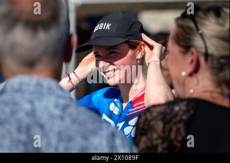 Chambery, Frankreich. April 2024. Evita MUZIC während des Grand Prix 2024 der Chambery Women's Elite French Cup am 14. April 2024 in Chambery, Frankreich - Foto Florian Frison/DPPI Credit: DPPI Media/Alamy Live News Stockfoto