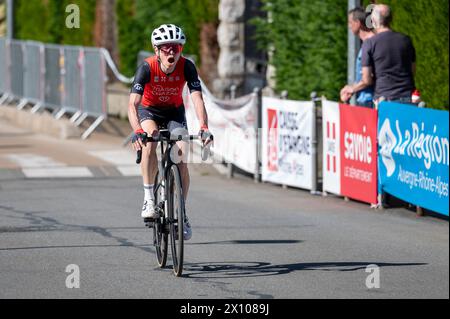 Chambery, Frankreich. April 2024. ETIENNE Sandrine während des Grand Prix 2024 der Chambery Women's Elite French Cup am 14. April 2024 in Chambery, Frankreich - Foto Florian Frison/DPPI Credit: DPPI Media/Alamy Live News Stockfoto