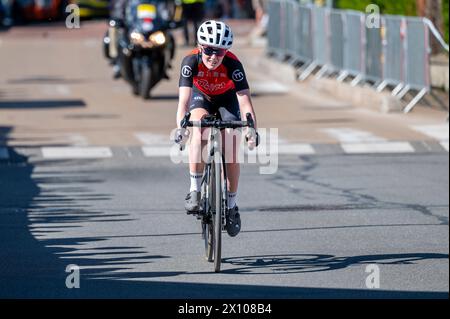 Chambery, Frankreich. April 2024. COMTE EMA während des Grand Prix der Chambery Women's 2024, FDJ Women's Elite French Cup Radrennen am 14. April 2024 in Chambery, Frankreich - Foto Florian Frison/DPPI Credit: DPPI Media/Alamy Live News Stockfoto
