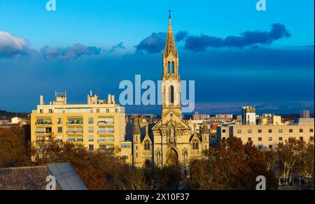 Saint Perpetue und Sainte-Felicite-Kirche, Nimes Stockfoto