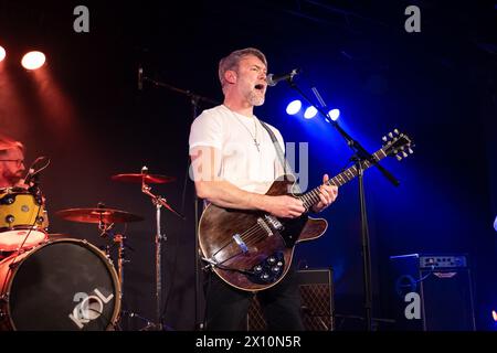 Glasgow, Schottland, Großbritannien. April 2024. Kings of Lyon tritt am 13. April 2024 in den Clyde Rooms, Edmonton House in Glasgow auf Credit: Glasgow Green at Winter Time/Alamy Live News Credit: Glasgow Green at Winter Time/Alamy Live News Stockfoto