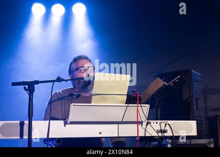 Glasgow, Schottland, Großbritannien. April 2024. Kings of Lyon tritt am 13. April 2024 in den Clyde Rooms, Edmonton House in Glasgow auf Credit: Glasgow Green at Winter Time/Alamy Live News Credit: Glasgow Green at Winter Time/Alamy Live News Stockfoto