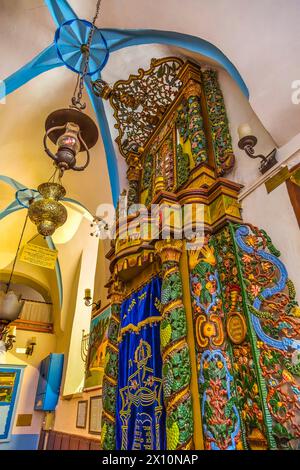 Thoraschrein aschkenasische Synagoge Ari Safed Tsefat Israel Synagoge. Erstellt von berühmten Kabbala Rabbi Issac Luria in den 1500er Stockfoto