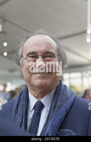 Sete, Frankreich. April 2022. Francois Commeinhes, Bürgermeister von Sete, nimmt an der Escale à Sete Teil, dem ersten maritimen Treffen in Sete, Frankreich Stockfoto