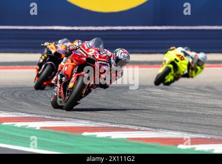 Austin, Usa . April 2024. Der Red Bull Grand Prix of the Americas auf dem Circuit of the Americas in Austin, Texas am 14. April 2024. (Foto: Stephanie Tacy/SIPA USA) Credit: SIPA USA/Alamy Live News Stockfoto