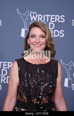 April 2024 WGAW-Präsidentin Meredith Stiehm nimmt am 14. April 2024 an den 76. Annual Writers Guild Awards im Hollywood Palladium Teil. Foto: Barry King/Alamy Live News Stockfoto