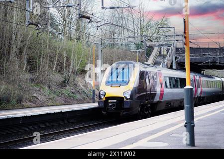 Elektrobahnhof Alvechurch Worcestershire England Großbritannien Stockfoto