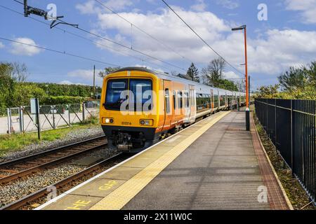 Elektrobahnhof Alvechurch Worcestershire England Großbritannien Stockfoto