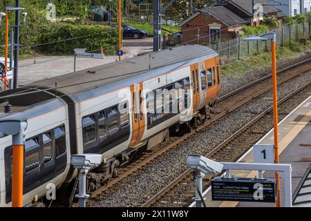 Elektrobahnhof Alvechurch Worcestershire England Großbritannien Stockfoto