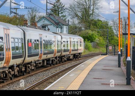 Elektrobahnhof Alvechurch Worcestershire England Großbritannien Stockfoto