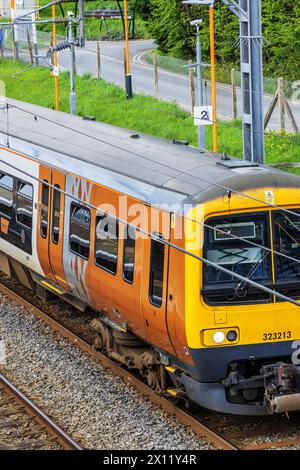 Elektrobahnhof Alvechurch Worcestershire England Großbritannien Stockfoto