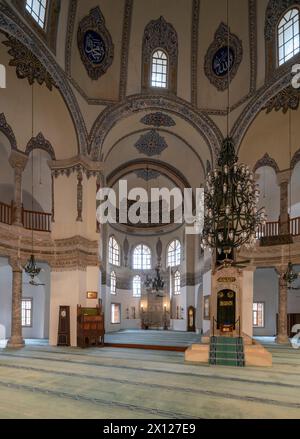 Istanbul, Kücük-Aya-Sofya-Moschee, sog. Kleine Hagia Sophia, (Vorläuferbau von S. Vitale in Ravenna und Dom zu Aachen), Blick in das Oktogon Stockfoto