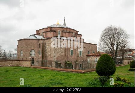 Istanbul, Kücük-Aya-Sofya-Moschee, sog. Kleine Hagia Sophia, (Vorläuferbau von S. Vitale in Ravenna und Dom zu Aachen), Blick von Nordosten Stockfoto