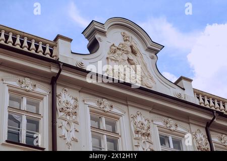 Historische Architektur der Altstadt in Krakau, Polen Stockfoto