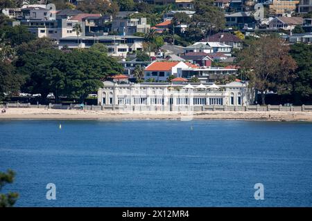 Heritage Bathers Pavilion Restaurant am Balmoral und Edwards Beach in Balmoral, Mosman, Sydney, Australien Stockfoto