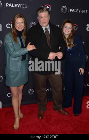 Zoe Perry, Lance Barber und Raegan Revord beim Screening der CBS TV-Serie 'Young Sheldon' auf dem 41. Paleyfest 2024 im Dolby Theatre. Los Angeles, 14.04.2024 Stockfoto