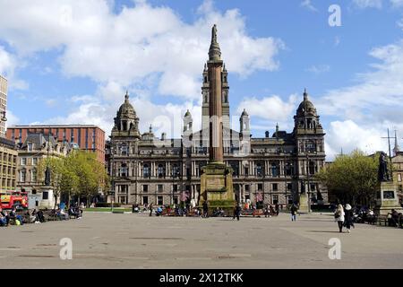 George Square, Glasgow, Schottland, Großbritannien. Stockfoto