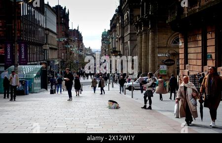 Buchanan Street, Glasgow, Schottland, Großbritannien. Stockfoto