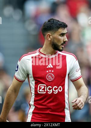 AMSTERDAM: Josip Sutalo von Ajax während des niederländischen Eredivisie-Spiels zwischen Ajax Amsterdam und dem FC Twente in der Johan Cruijff Arena am 14. April 2024 in Amsterdam. ANP | Hollandse Hoogte | MAURICE VAN STEEN Stockfoto