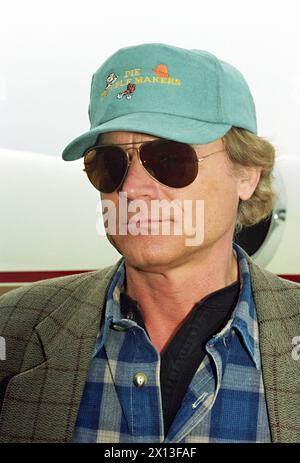 Am 16. März 1995 kommt der Schauspieler Terence Hill nach Wien, um seinen neuen Film die Troublemaker vorzustellen. - 19950316 PD0006 - Rechteinfo: Rechte verwaltet (RM) Stockfoto