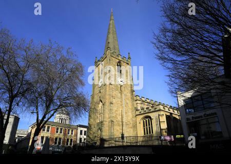 St. Peter's Church, Stadtzentrum von Nottingham; Nottinghamshire; England; Großbritannien Stockfoto