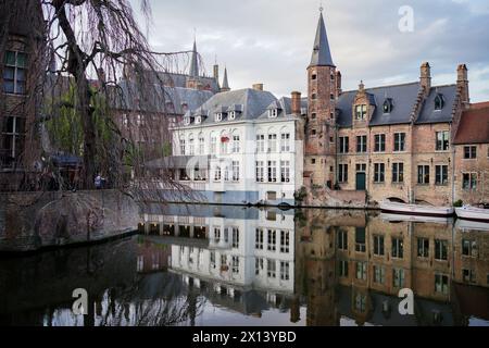 Brügge, Belgien. Historisches Stadtzentrum von Brügge, Provinz Westflandern. Stockfoto