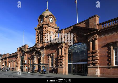 Das Bahnhofsgebäude von Nottingham; Stadtzentrum von Nottingham; Nottinghamshire; England; Großbritannien Stockfoto