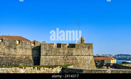 Fort von Sao Joao Baptista oder Saint John the Baptist, Porto, Portugal Stockfoto