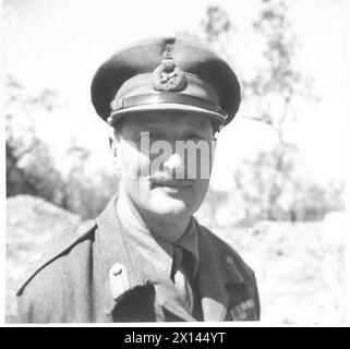 5. ARMEE: 78 DIVISION COMMANDER AT WORK - Major General C.F. Keightley, C.B., OBE British Army Stockfoto