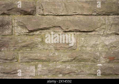 Alte Mauer. Stockfoto