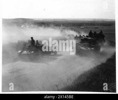 DER VORMARSCH NACH ARRAS: Panzer durchqueren das Somme Valley, britische Armee, 21. Armeegruppe Stockfoto