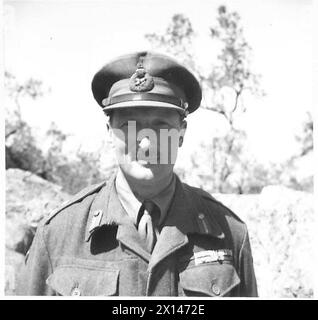 5. ARMEE: 78 DIVISION COMMANDER AT WORK - Major General C.F. Keightley, C.B., OBE British Army Stockfoto