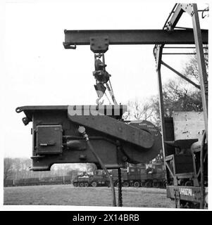 MASCHINENWAGEN - Power Take off (Cordan) Typ F, britische Armee Stockfoto