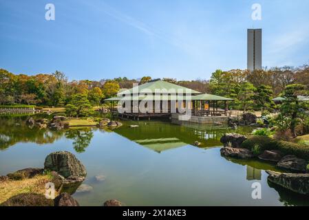 Japanischer Garten des Daisen Parks in Sakai City, Osaka, Japan Stockfoto