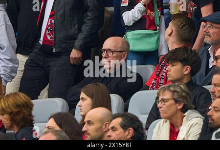 Leverkusen, Deutschland. April 2024. Reiner Calmund im Spiel BAYER 04 LEVERKUSEN - SV WERDER BREMEN 5-0 am 14. April 2024 in Leverkusen. Saison 2023/2024, 1. Bundesliga, Spieltag 29, 29. Spieltag Credit: Peter Schatz/Alamy Live News Stockfoto