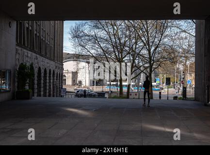 Sonntags in Zürich Stockfoto